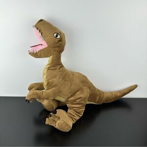 Ikea Jattelik Velociraptor Rex Dinosaur Plush Stuffed Animal 17”